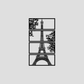 EIFFEL TOWER PANNELS METAL WALL ART