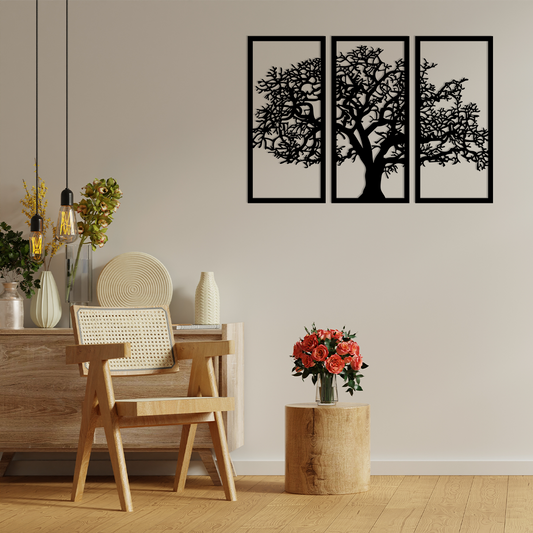 TREE DESIGN METAL WALL ART