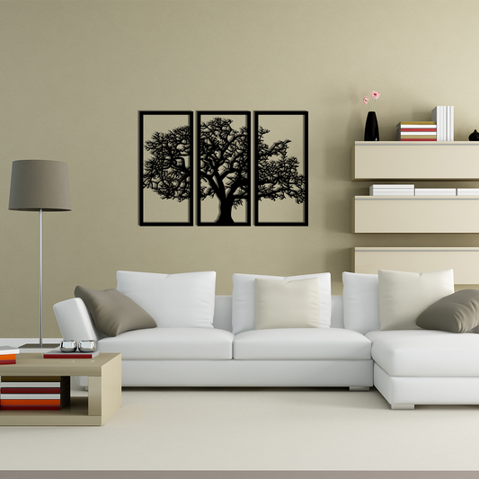 TREE DESIGN METAL WALL ART