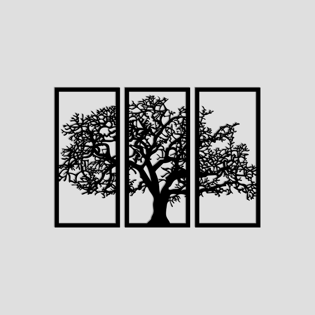 TREE DESIGN METAL WALL ART