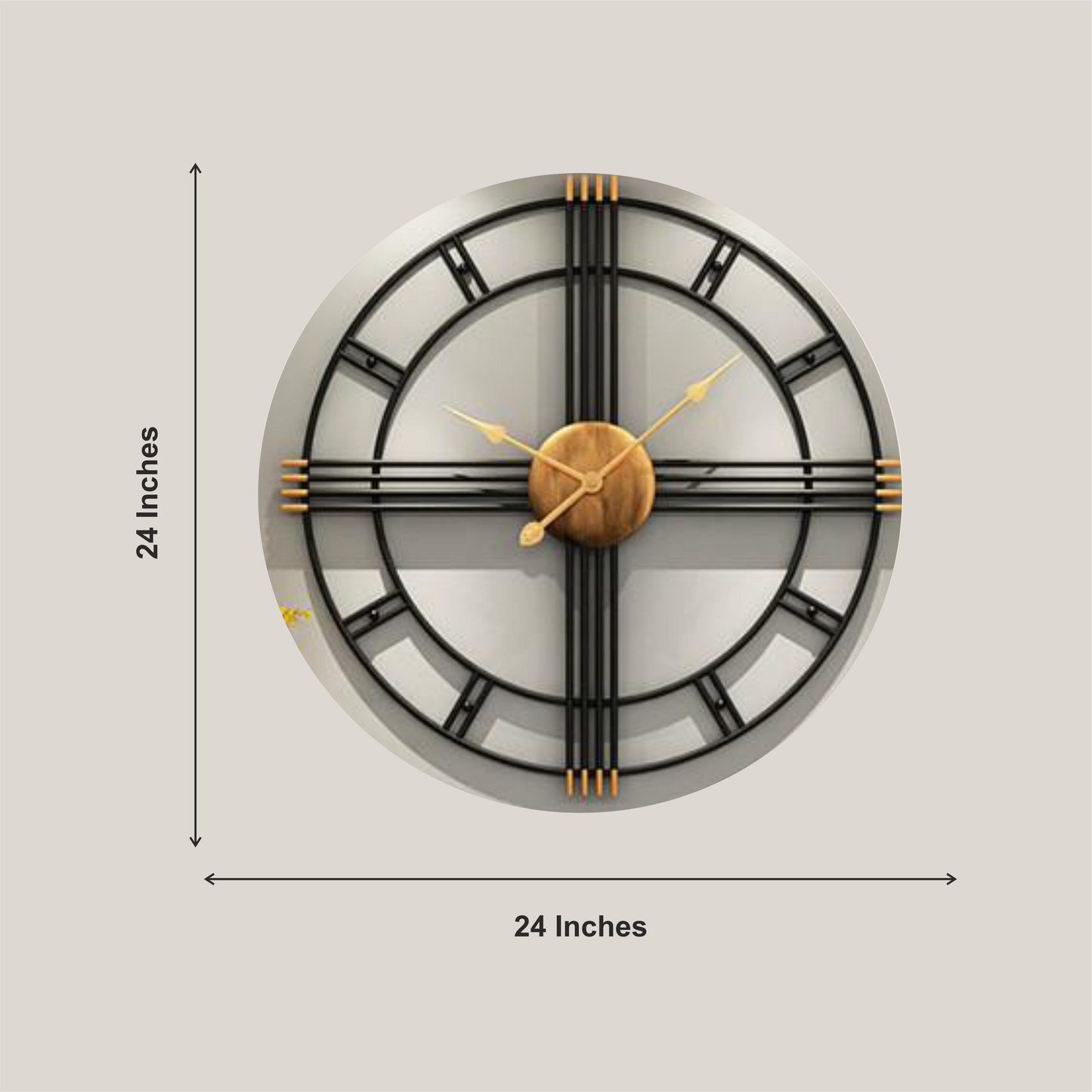 Designer Stylish Metal Wall Clock