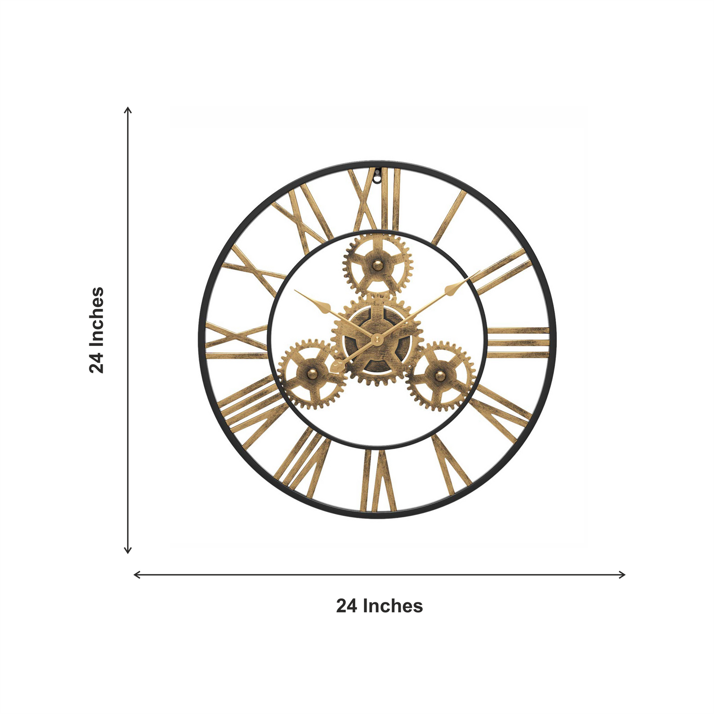 Metalkart Special Mechanical Enigma Wall Clock