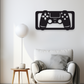 GAME REMOTE METAL WALL ART