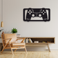 GAME REMOTE METAL WALL ART