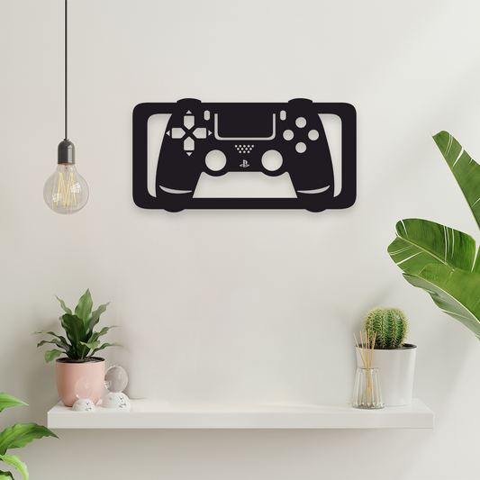 GAME REMOTE METAL WALL ART