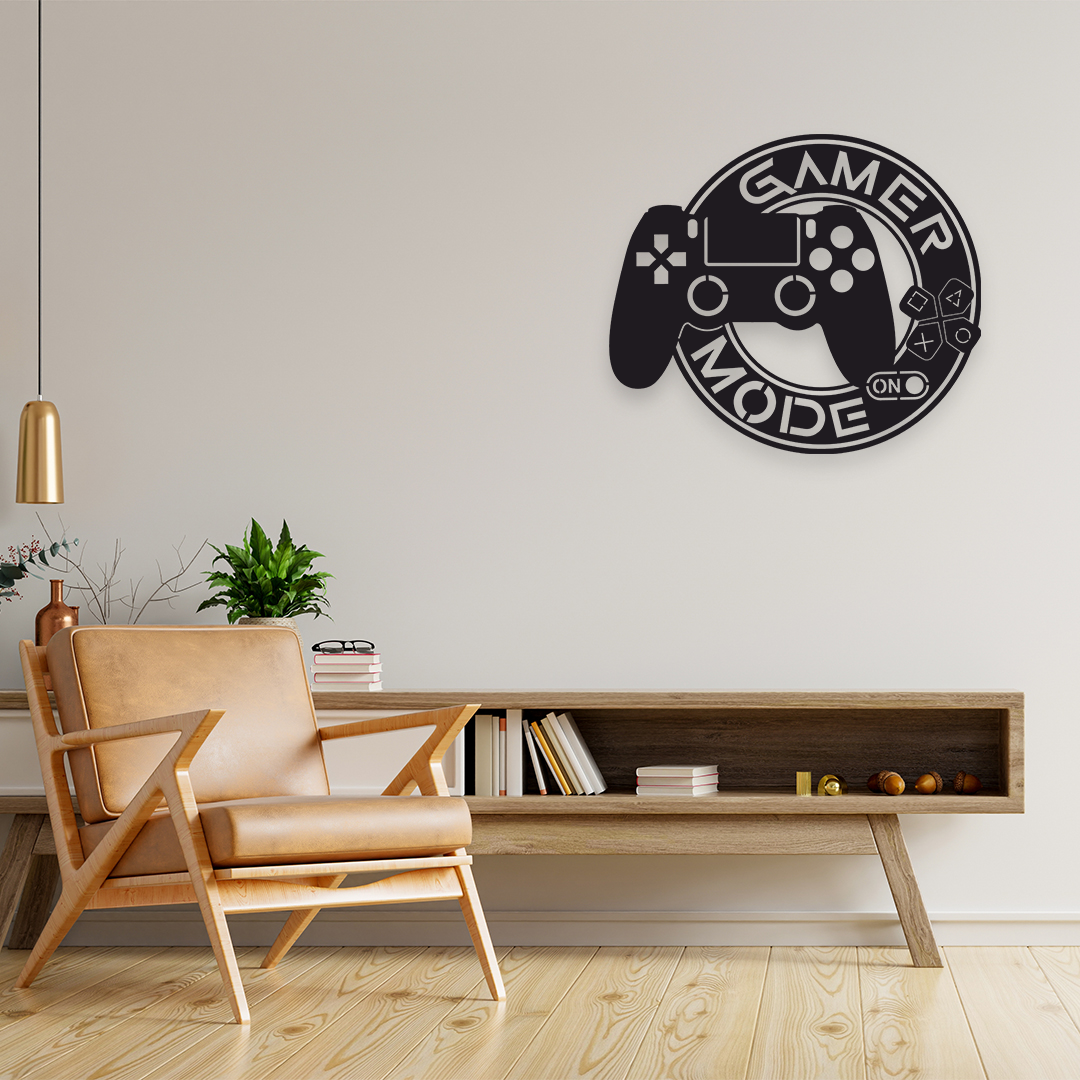 GAMING ZONE METAL WALL ART