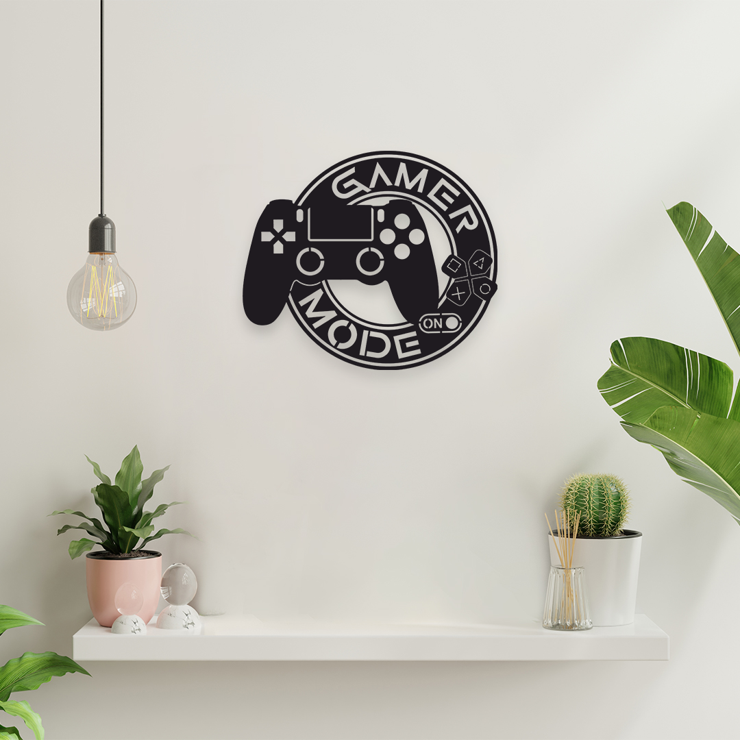 GAMING ZONE METAL WALL ART