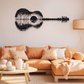 GUITAR TREE METAL WALL ART