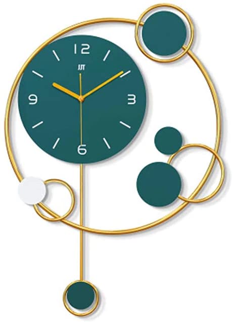 Metal art Special Emerald Art Deco Wall Clock