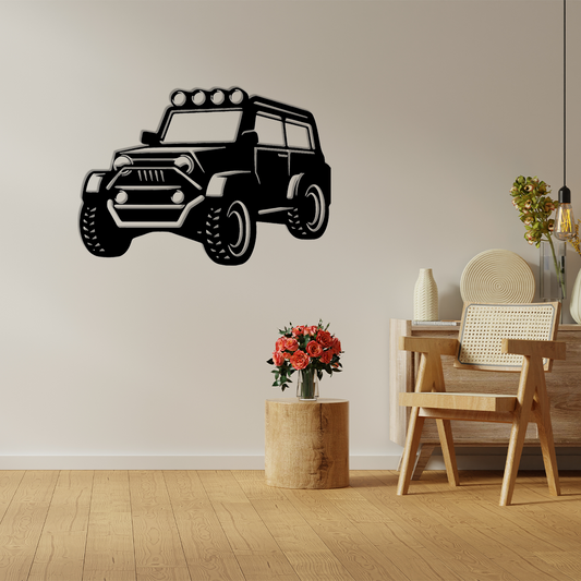 JEEP METAL WALL ART