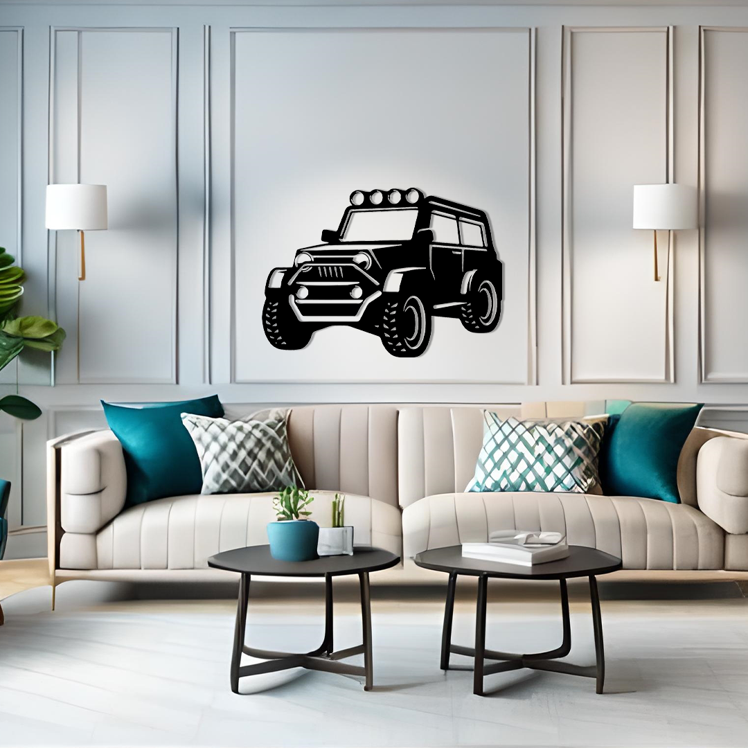 JEEP METAL WALL ART