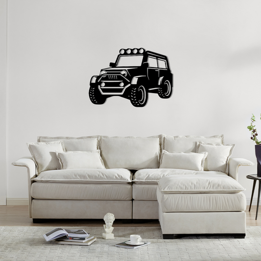 JEEP METAL WALL ART