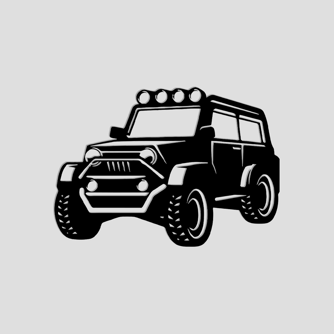 JEEP METAL WALL ART