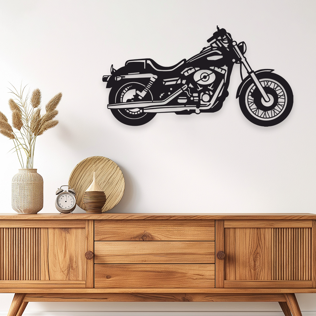 MOTOR CYCLE METAL WALL ART