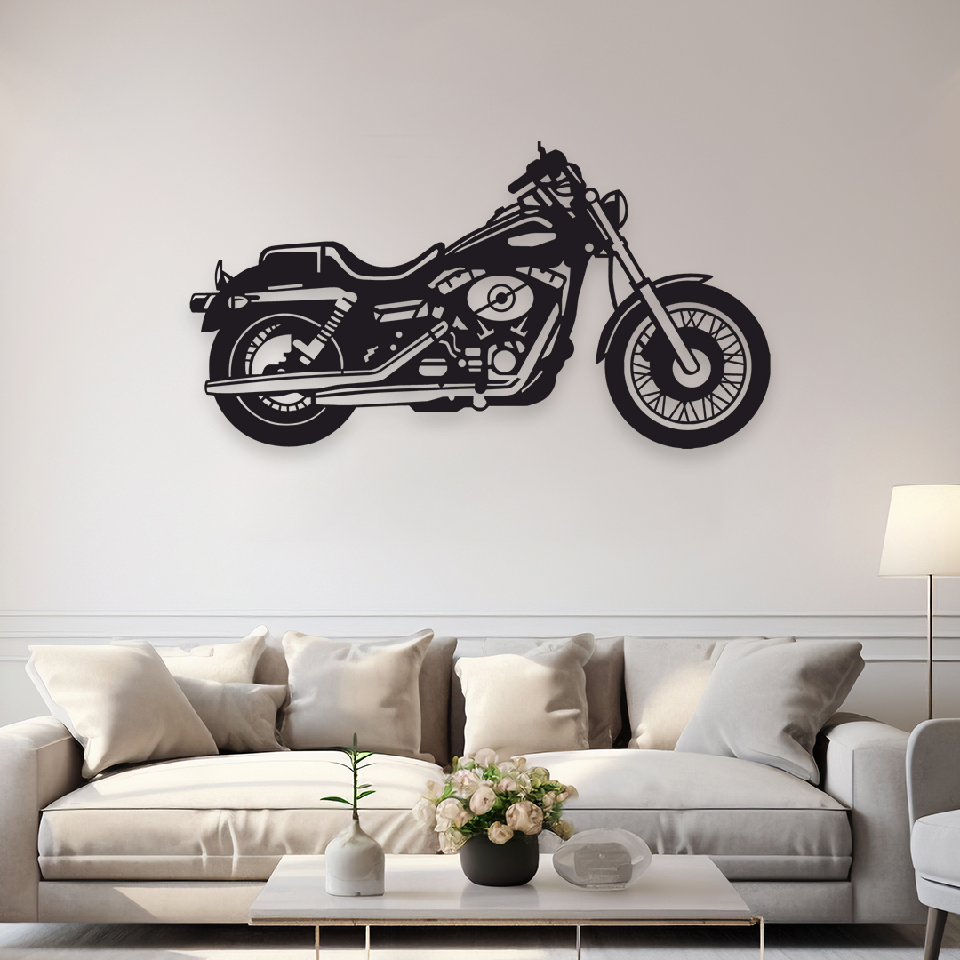 MOTOR CYCLE METAL WALL ART