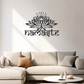 NAMASTE LOTUS METAL WALL ART