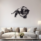 PANTHER LEOPARD WILD ANIMAL METAL WALL ART