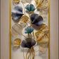 Art House Designer Multi Frame metal wall Decoration item (vertical)