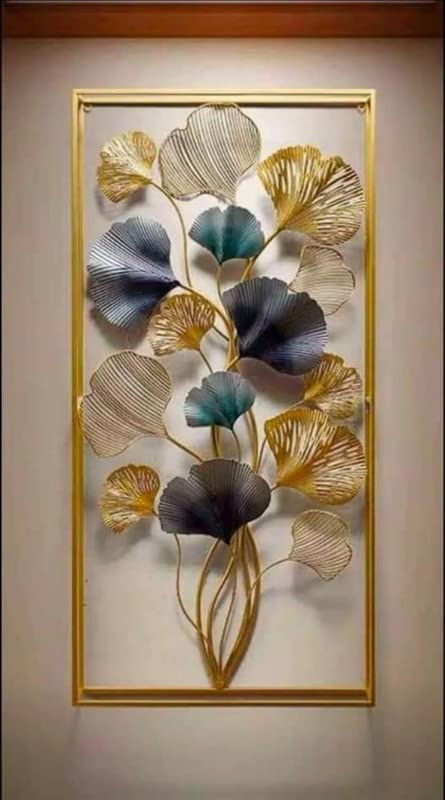 Art House Designer Multi Frame metal wall Decoration item (vertical)