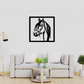 HORSE CLIPART METAL WALL ART