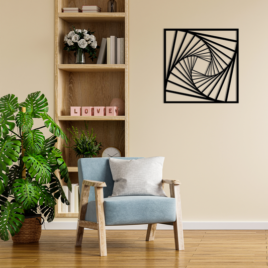 MULTILAYER ABSTRACT METAL WALL ART