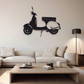 SCOOTER METAL WALL ART