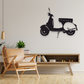 SCOOTER METAL WALL ART