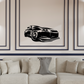 SPORT CAR METAL WALL ART