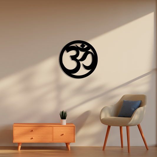 OM METAL WALL ART