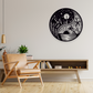 SUN MOON NATURE METAL WALL ART