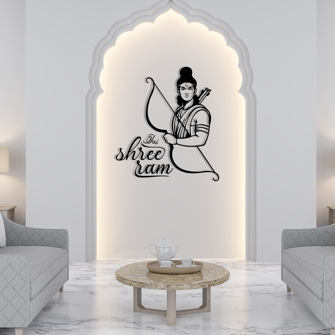 JAI SHREE RAM METAL WALL ART