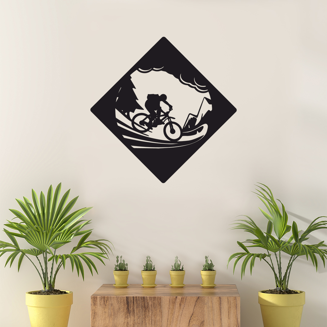 BICYCLE METAL WALL ART