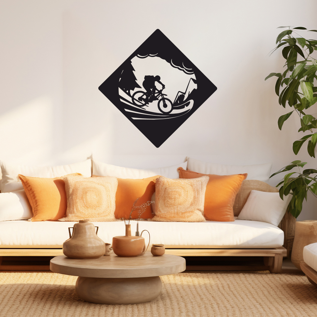 BICYCLE METAL WALL ART