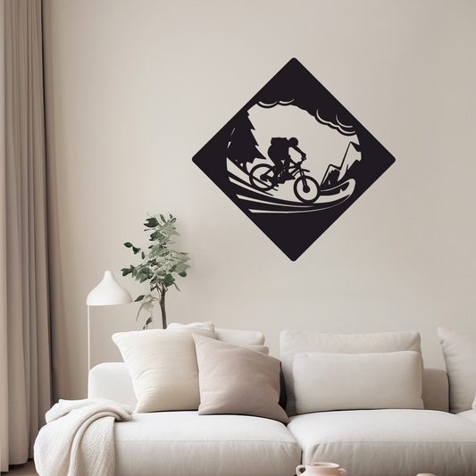 BICYCLE METAL WALL ART