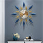 Decor 3D Metal Wall Clock  Unique Design Silent Non-Ticking Wall clock