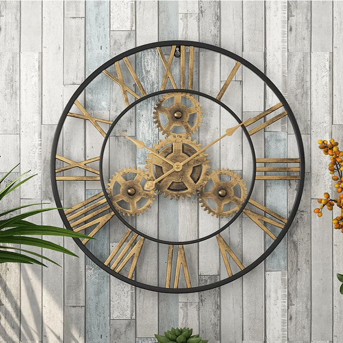 Metalkart Special Mechanical Enigma Wall Clock