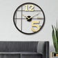 Minimal Hollow Metal Wall Clock