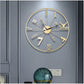 Modern Circular Metal Wall Clock