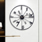 Modern Circular Metal Wall Clock