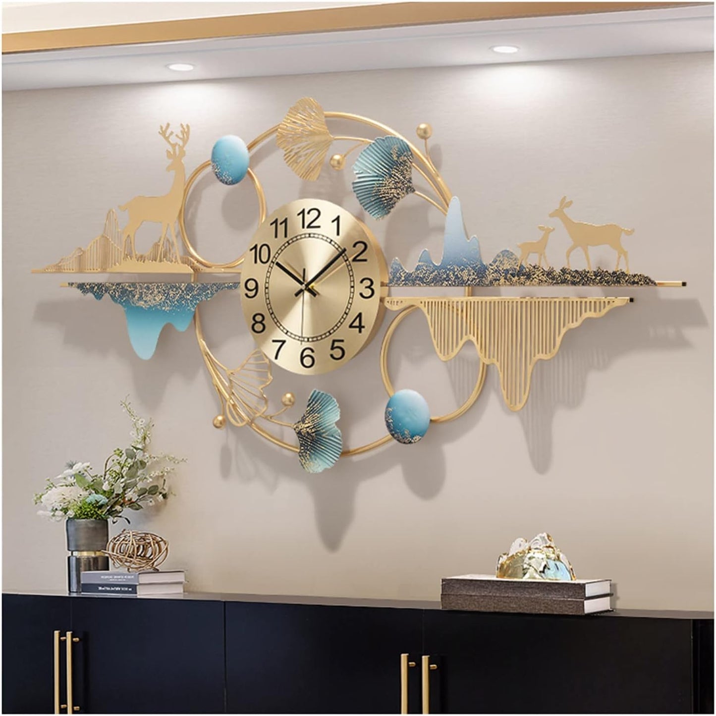 Modern Wall Sculptures Creative Wall Clock