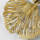 Gold Metal Wall Decor Leaf