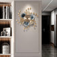 Wall Clock Fashion 3D Art Metal Wall Clocks