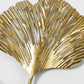 Gold Metal Wall Decor Leaf