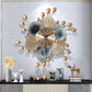 Wall Clock Fashion 3D Art Metal Wall Clocks