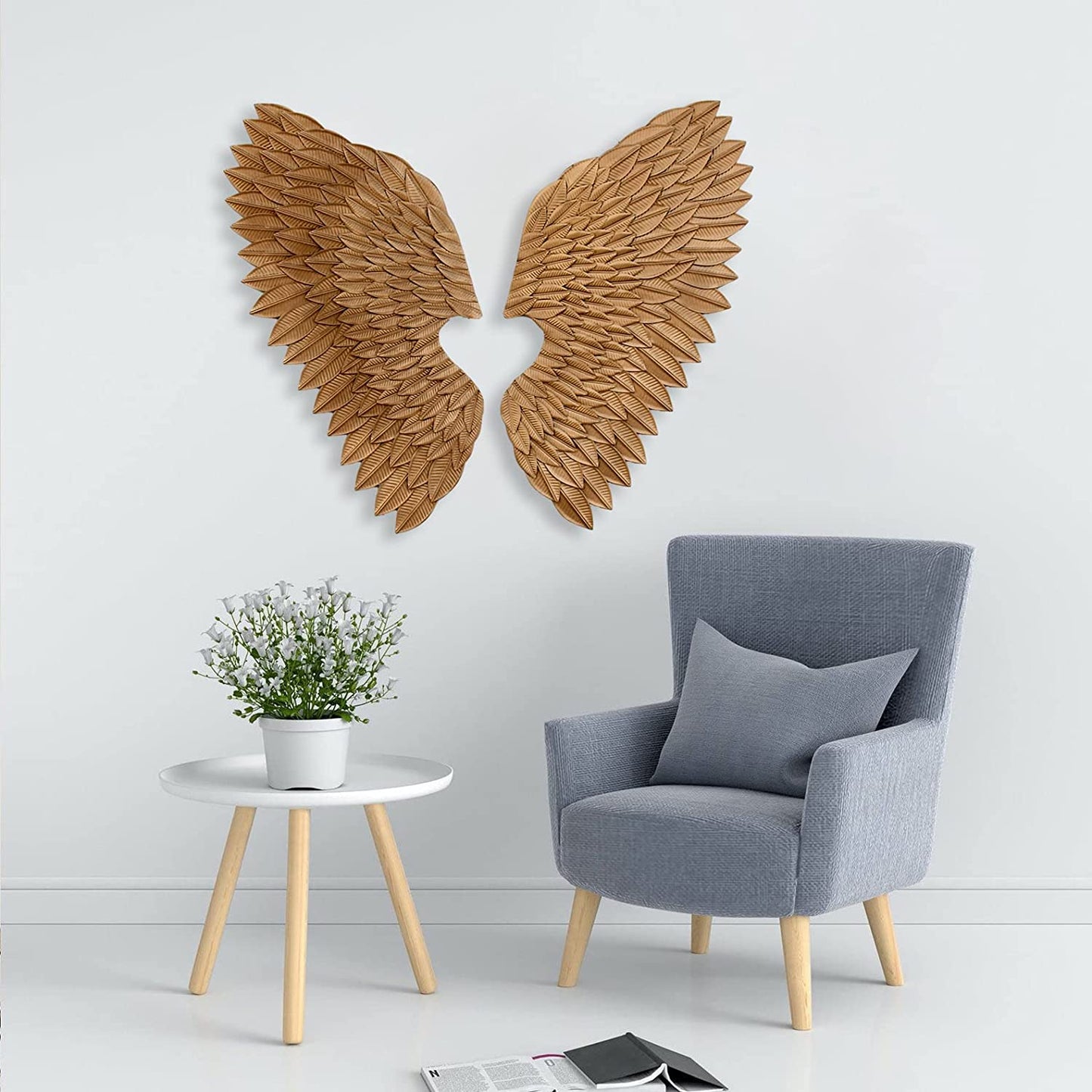 Hans art Angel Wings Metal Wall Art