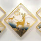 Scizor 3 Pcs Deer Wall Decor Metal Wall Sculpture