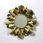 Round Wall Mirror In Gold Colour