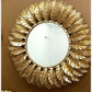 Phooldaan  Handcrafted Leaf Mirror