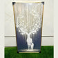 Harmonious Deer Symphony Crystal Glass Painting