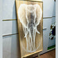 Elephant Symphony Crystal Porcelain Painting